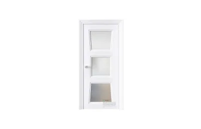 Межкомнатная дверь Novella N30 RAL9003 стекло 7 ДВЕРЕЙ