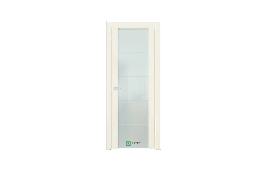 Межкомнатная дверь Elegance E7 Ваниль стекло 1 7 ДВЕРЕЙ