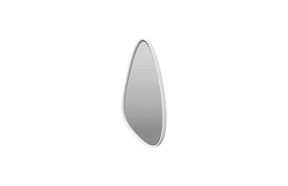 Зеркало Brevita Venus 60 см VEN-Var-060-white с подсветкой, белый МОСПЛИТКА