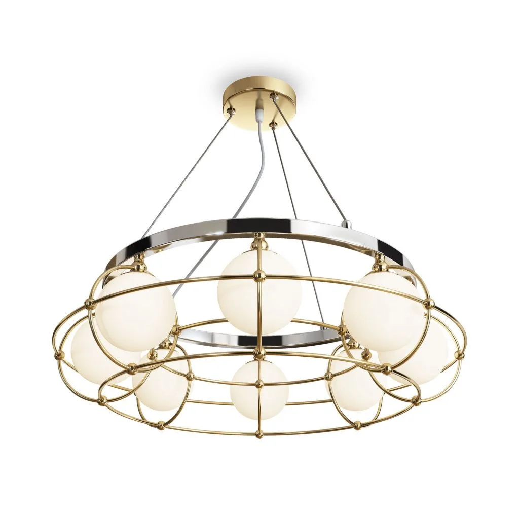 Подвесная люстра Maytoni Carcass MOD312PL-08GCH MAYTONI