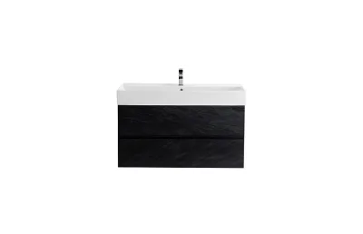 Тумба с раковиной Cezares Molveno 46 80 см MOLVENO 46-80-2C-SO-NR nero МОСПЛИТКА