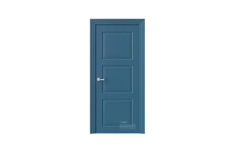 Межкомнатная дверь Novella N5 Деко RAL5009 7 ДВЕРЕЙ