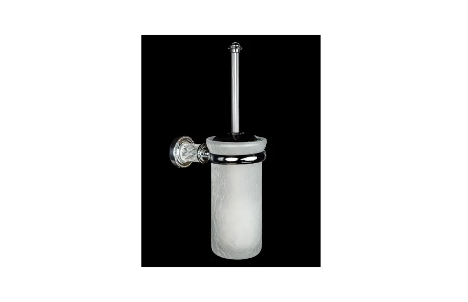 BOHEME Murano Crystal Ершик для унитаза, настенный, хром АТЕЛЬЕ ВАННОЙ КОМНАТЫ. САМАРА