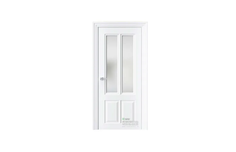 Межкомнатная дверь Novella N36 RAL9003 стекло 7 ДВЕРЕЙ