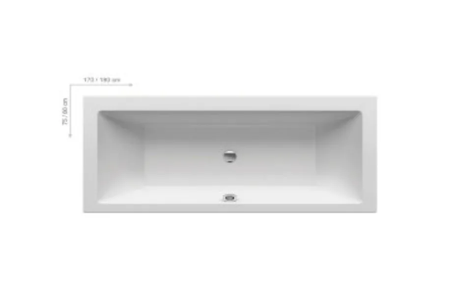 Ванна Ravak Formy 01 180x80 белая C881000000 АКВАМЕТРИЯ