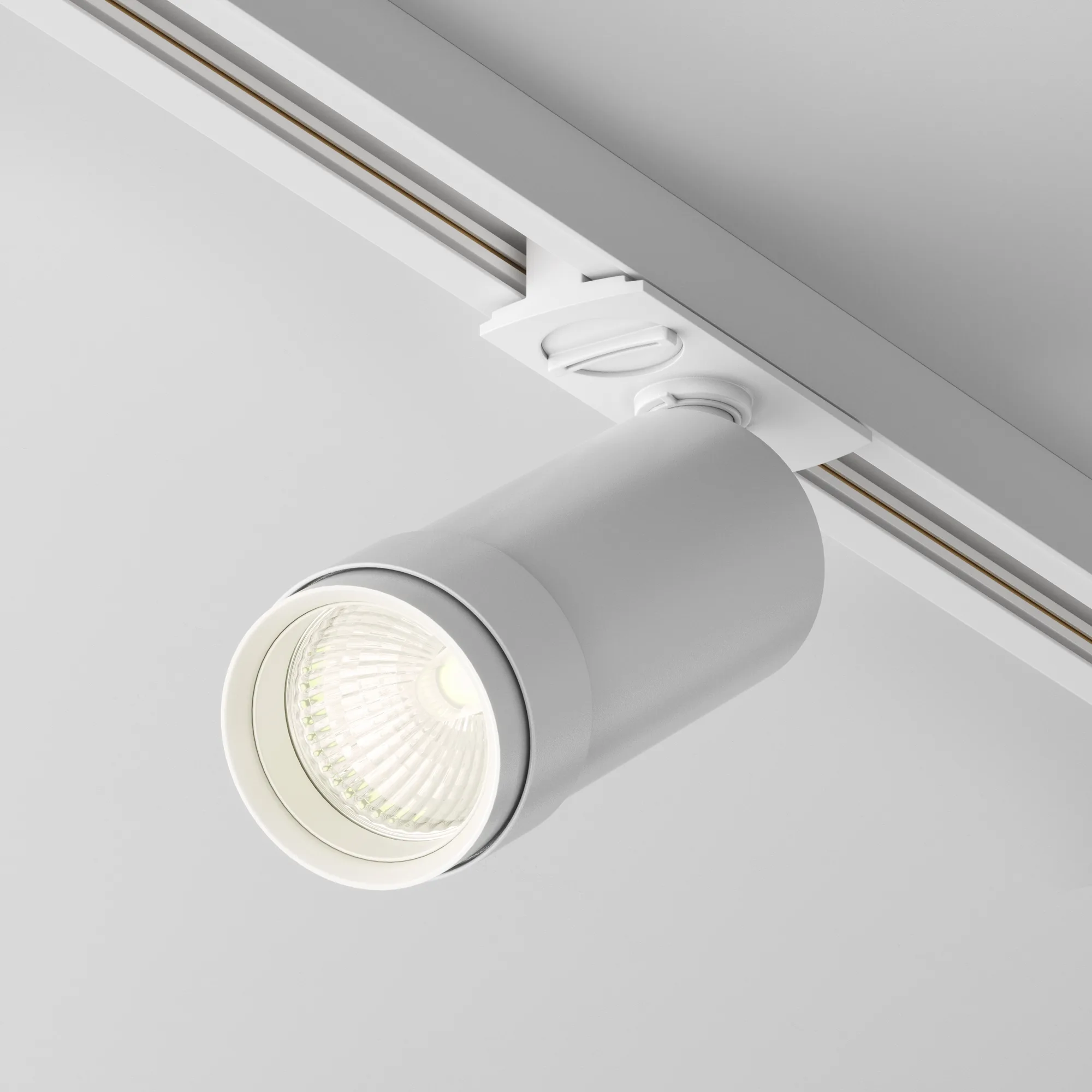 Трековый однофазный светодиодный светильник диммируемый Maytoni Unity Focus LED TR021-1-12B3K-Z-D-W MAYTONI