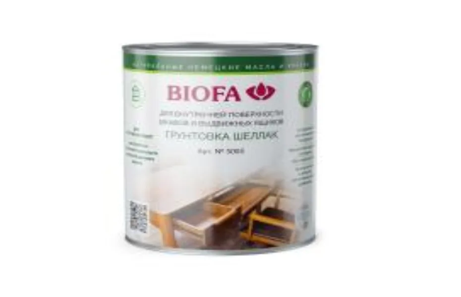 5005 BIOFA ГРУНТОВКА ШЕЛЛАК НА ВОДНОЙ ОСНОВЕ ДЛЯ ДЕРЕВА БИОФА – САМАРА