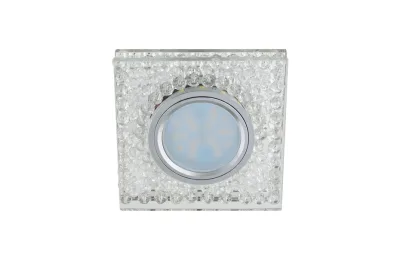 ВСТРАИВАЕМЫЙ СВЕТИЛЬНИК FAMETTO LUCIOLE DLS-L134 GU5.3 CHROME/CLEAR MNOGOROZETOK - МНОГОРОЗЕТОК