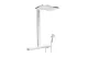 Душевая система Hansgrohe Rainmaker Select 460 2jet Showerpipe 27109400 АКВАМЕТРИЯ