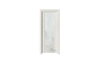 Межкомнатная дверь Elegance E2G Ясень жемчуг стекло 6 7 ДВЕРЕЙ