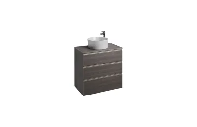 Тумба с раковиной Roca The Gap 80 см A857406402 городской дуб МОСПЛИТКА