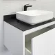 Тумба с раковиной Comforty Марсель 75 00-00012270 подвесная Белая САНТЕХСИЛА
