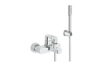 Смеситель для ванны Grohe Quadra с душевым гарнитуром 32639000 АКВАМЕТРИЯ