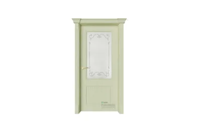 Межкомнатная дверь Provence Лоран 2 Олива золотая со стеклом 7 ДВЕРЕЙ