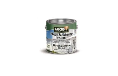 Краска для дерева для наружных и внутренних работ Haus & Garten-Farbe SAICOS. МАСЛА, КРАСКИ, КЛЕЙ