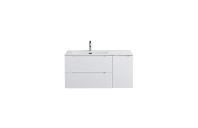 Тумба с раковиной BelBagno Etna 100 см ETNA-1000-2C-1A-SO-BL-L bianco lucido МОСПЛИТКА