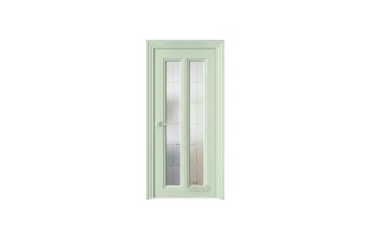 Межкомнатная дверь Novella N21 RAL6019 стекло 7 ДВЕРЕЙ