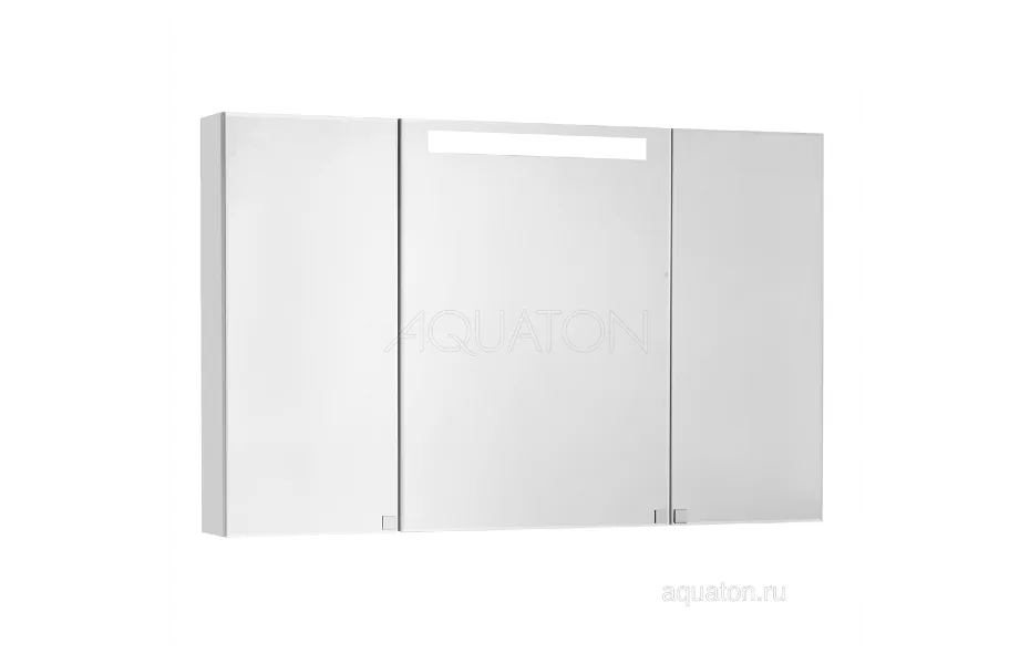 AQUATON Мадрид 120 Зеркальный шкафчик АТЕЛЬЕ ВАННОЙ КОМНАТЫ. САМАРА