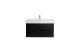 Тумба с раковиной Cezares Molveno 46 80 см MOLVENO 46-80-2C-SO-NR nero МОСПЛИТКА