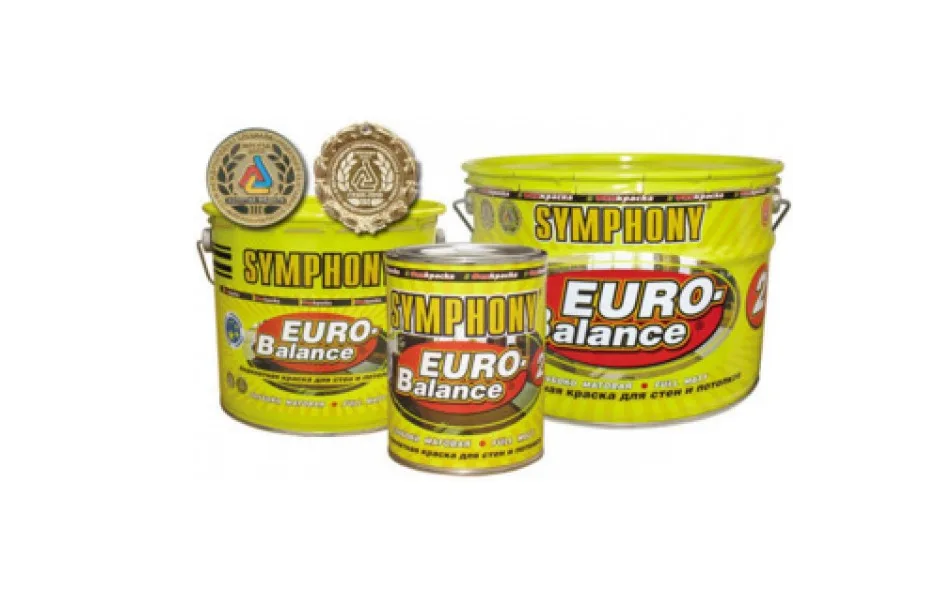 SYMPHONY EURO BALANCE 2 – АКРИЛАТНАЯ ГЛУБОКО МАТОВАЯ КРАСКА СУПЕР-БЕЛАЯ ФИНКРАСКИ – САМАРА