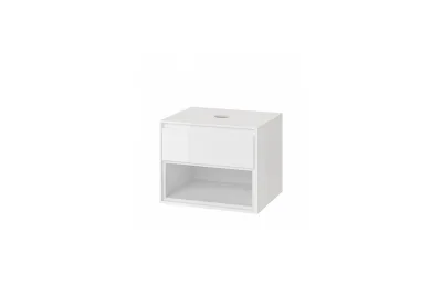 Тумба с раковиной Excellent Tuto 60 см MLEX.0102.600.WHWH МОСПЛИТКА