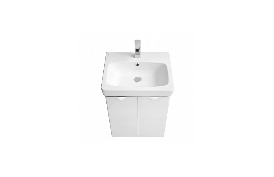 Тумба с раковиной Aquaton Скай PRO 55 белый глянец 1A238101SY010 МОСПЛИТКА
