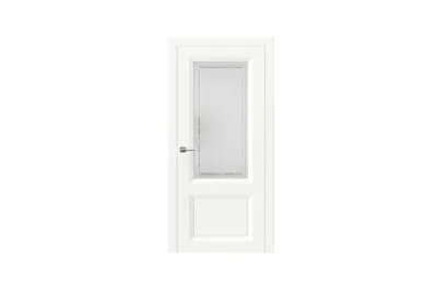 Межкомнатная дверь Mantone 4 RAL9010 стекло 7 ДВЕРЕЙ