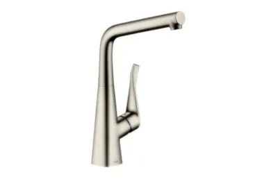 Смеситель для кухни Hansgrohe Metris Select сталь 14883800 АКВАМЕТРИЯ