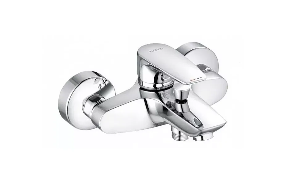 Смеситель для ванны с душем Kludi Pure&Solid 346810575 хром МОСПЛИТКА