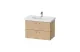Тумба с раковиной Duravit Xbase 80 см XB619003030 дуб европейский МОСПЛИТКА