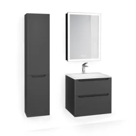 Тумба LAPARET Sinergia подвесная 60 см антрацит 56x59 LAPARET