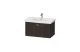 Тумба с раковиной Duravit Xbase 80 см XB607105353 каштан темный МОСПЛИТКА