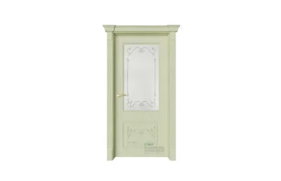 Межкомнатная дверь Provence Лоран 2 Ажур Олива золотая со стеклом 7 ДВЕРЕЙ