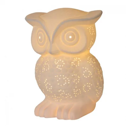 НАСТОЛЬНАЯ ЛАМПА LUCIDE OWL 13505/01/31 MNOGOROZETOK - МНОГОРОЗЕТОК