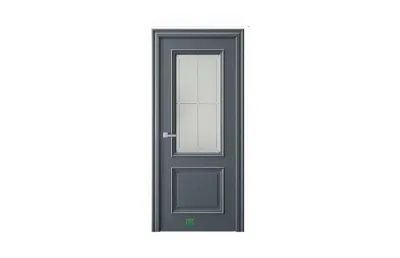 Межкомнатная дверь GL4 RAL7016 стекло 1 7 ДВЕРЕЙ