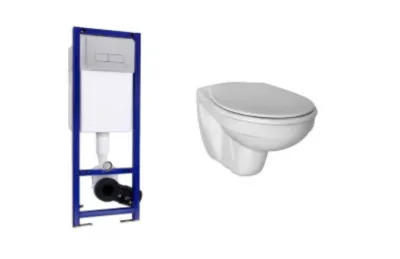 Комплект инсталляции Ideal Standard W3710AA, подвесного унитаза Ideal Standard E8769 с крышкой W302601 W770001 АКВАМЕТРИЯ