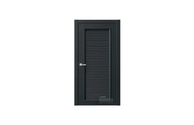 Межкомнатная Жалюзийная дверь 1 Черный 7 ДВЕРЕЙ
