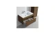 Тумба с раковиной Vincea Chiara 80 подвесная, 1 выкатной ящик soft-close, T.Oak МОСПЛИТКА