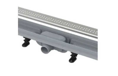 APZ9-550M Simple - Водоотводящий желоб с порогами для перфорированной решетки АКВАМЕТРИЯ
