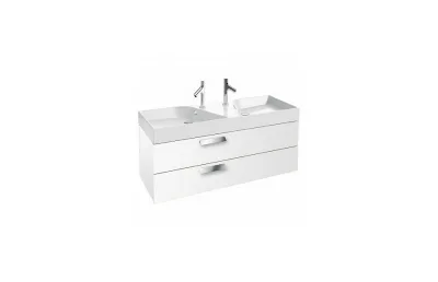 Тумба с раковиной Jacob Delafon Rythmik 120 см EB1305-N18 белый МОСПЛИТКА