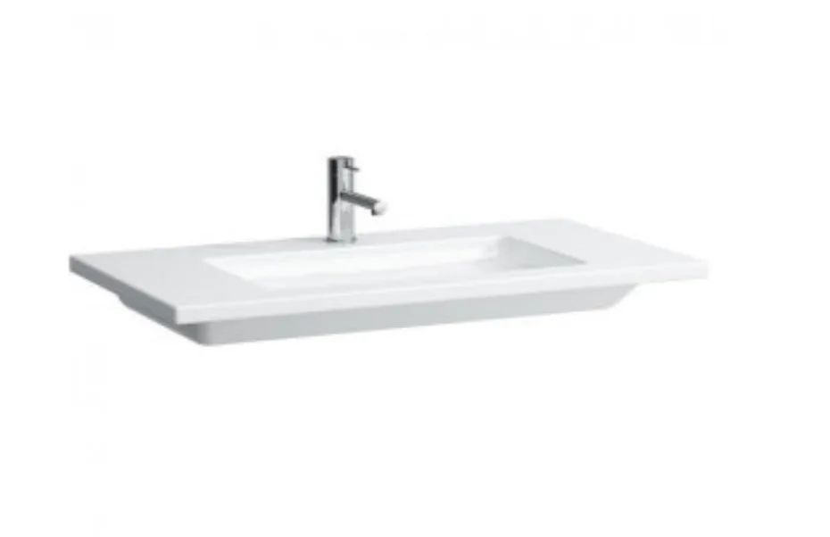Раковина-столешница Laufen Living Square 90х48 8.1643.3.000.104.1 подрезаемая АКВАМЕТРИЯ