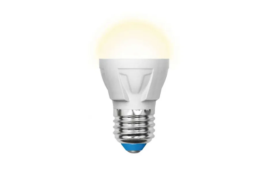 ЛАМПА СВЕТОДИОДНАЯ UNIEL E27 7W 3000K МАТОВАЯ LED-G45 7W/WW/E27/FR PLP01WH UL-00002420 МОСПЛИТКА