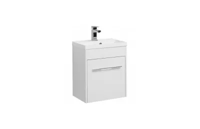 Тумба с раковиной Aquanet Августа 50 белый МОСПЛИТКА