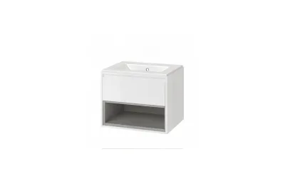 Тумба с раковиной Excellent Tuto 60 см MLEX.0101.600.WHCO МОСПЛИТКА