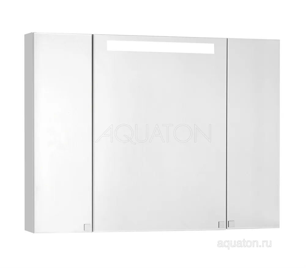 AQUATON Мадрид 100 Зеркальный шкафчик АТЕЛЬЕ ВАННОЙ КОМНАТЫ. САМАРА