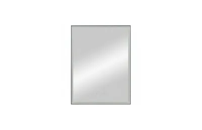Зеркало Art&Max Arezzo 100 см AM-Are-1000-800-DS-FC-H-Nero с подсветкой, черный МОСПЛИТКА