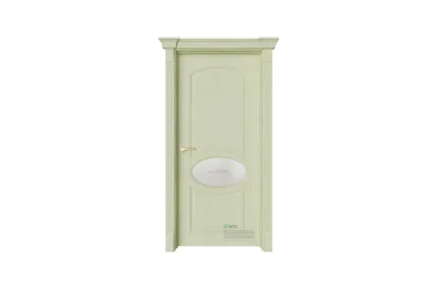 Межкомнатная дверь Provence Эври 2 Олива золотая со стеклом 7 ДВЕРЕЙ