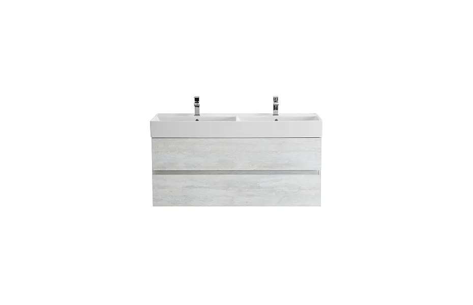 Тумба с раковиной Cezares Molveno 46 120 см MOLVENO 46-120-2C-SO-2-LB legno bianco МОСПЛИТКА