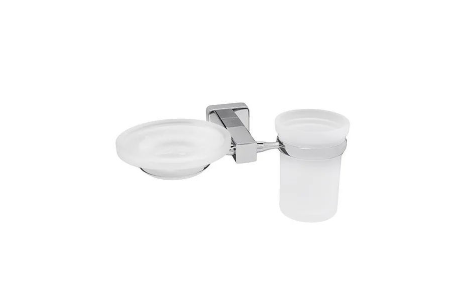 WasserKRAFT Lippe K-6526 Держатель стакана и мыльницы АТЕЛЬЕ ВАННОЙ КОМНАТЫ. САМАРА