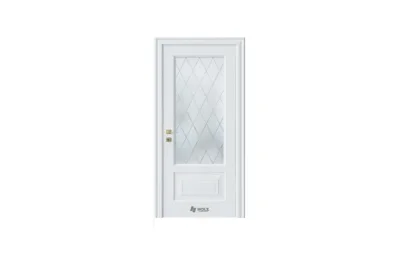 Deloress DL4 RAL9003 стекло 2 7 ДВЕРЕЙ